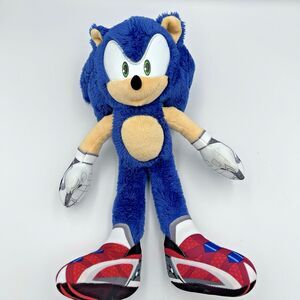Sonic Prime Plush 14” SEGA Sonic The Hedgehog Plush Toy No Tag Soft Toy